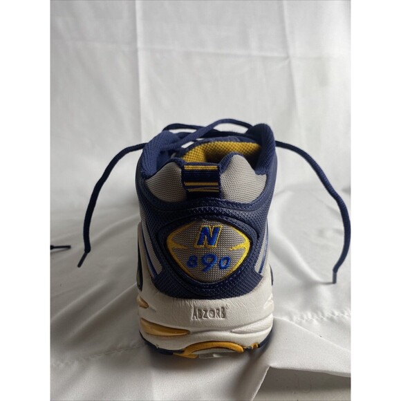 Vintage 1990’s New Balance Men’s Size 10.5 890 Navy Royal Blue  Yellow - Picture 8 of 16